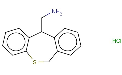 11-(AMINOMETHYL)-6,11-DIHYDRODIBENZO(B,E)THIEPIN HYDROCHLORIDE